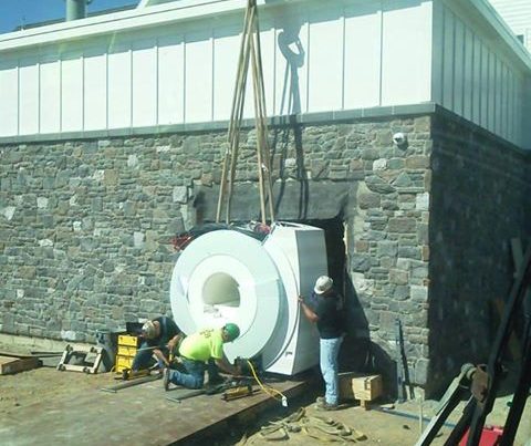 MRI installation we completed last week.
