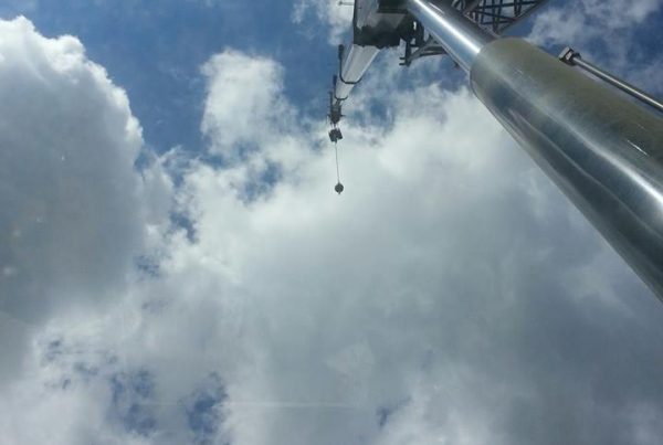 Sky's the limit for what Mullins Rigging can do for you! Our operators view on a beutiful may day!