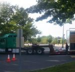 Panorama of job site.