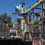 The water pump weighed roughly 21,000 lbs.