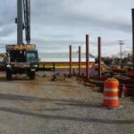 Panorama of jobsite