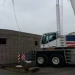 Panorama of job site.