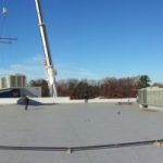 Panorama of the rooftop.