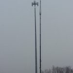 Using our Link-Belt 8690 on a cell tower.