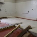 The pad the units will rest on.