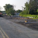 Laydown area where the trusses will be built.