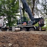 90 ton crane.