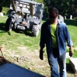 The picture probably doesn't do justice to the steepness of the hill. This was one of the oldest cemeteries I have ever been in. Some of the tombstones were from the 1800's