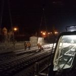 Laying a track bed out.