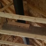 Crane: Link-Belt 8690 (Lifting roof of home to add 2nd story floor- Waterford, NY)