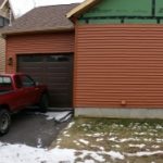 Crane: Link-Belt 8690 (Lifting roof of home to add 2nd story floor- Waterford, NY)
