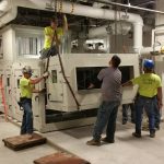 Crane: Link-Belt 822 (Install indoor Air Handler- Ellis Hospital Schenectady, NY)