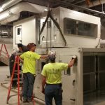 Crane: Link-Belt 822 (Install indoor Air Handler- Ellis Hospital Schenectady, NY)