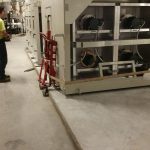 Crane: Link-Belt 822 (Install indoor Air Handler- Ellis Hospital Schenectady, NY)