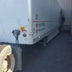 Using our box trailer to transport the sensitive printing equipment to it's new location without getting wet from a potential rain shower.