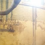 Rigging: Chiller into basement at the Schenectady County Courthouse (Schenectady, NY)