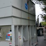 Crane: Link-Belt 8690 Chiller and Cooling Tower installation at local Ice Rink (Latham, NY)