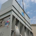 Crane: Link-Belt 8690 Chiller and Cooling Tower installation at local Ice Rink (Latham, NY)