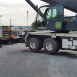 Crane: Link-Belt 8690 Chiller and Cooling Tower installation at local Ice Rink (Latham, NY)