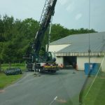 Crane: Link-Belt 8690 Chiller and Cooling Tower installation at local Ice Rink (Latham, NY)