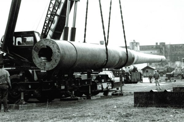 Mullins Rigging 16″ Mark II Battleship Canon-120 tons-Watervliet Arsenal
