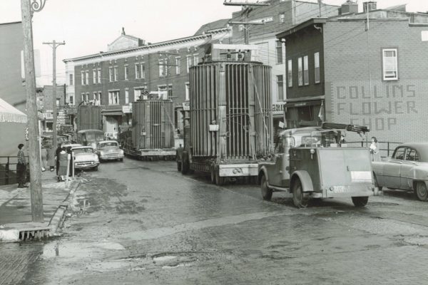 Mullins Rigging Power transformers – Mechanicville, NY.