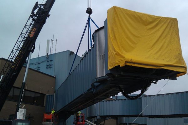 Mullins Rigging Jet way replacement – Albany Airport