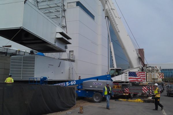 Mullins Rigging Standby Generator Installation – NANOFAB – Albany, N.Y.