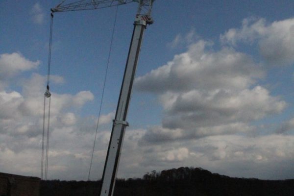 Mullins Rigging Luffing Jib on our Demag AC200