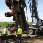 Mullins Rigging Workers and Crane