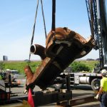 Mullins Rigging Worker and Crane